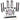 Suspension Lift Kit w/Shock Black MAX Shocks 3.5-4 Inch Lift Incl. Coil Springs Skyjacker image 1