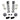 2.5 Inch Front Dual Rate Long Travel Coil Spring Lift Kit with Rear Metal Coil Spring Spacers and Shock Extensions 2020-2022 Jeep Gladiator JT Skyjacker image 1