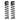 20-22 Jeep Gladiator JT Mojave 3.0 Inch Rear Dual Rate Long Travel Coil Springs Pair Skyjacker image 1