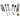 Suspension Lift Kit w/Shock 1-1.5 Inch Lift 18-19 Jeep Wrangler Unlimited Rubicon Incl. Front And Rear Dual Rate/Long Travel Series Coil Springs Extended Sway Bar End Links Grade 8 Mounting Hdwr Black MAX Shocks Skyjacker image 1