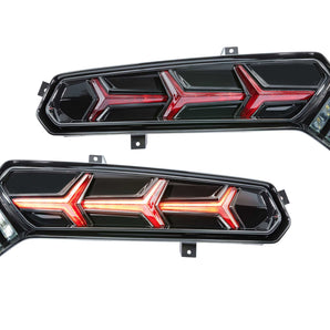 XB LED Tail Lights: Chevrolet Corvette (14-21) (Pair / Red)
