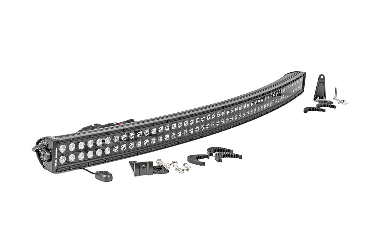 50 Inch Curved CREE LED Light Bar Dual Row Black Series